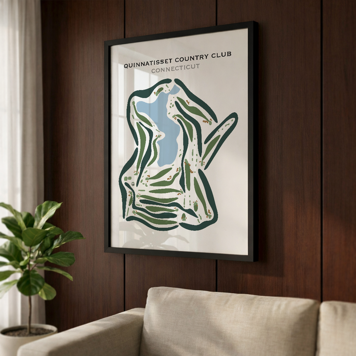 Quinnatisset Country Club, Connecticut - Printed Golf Courses