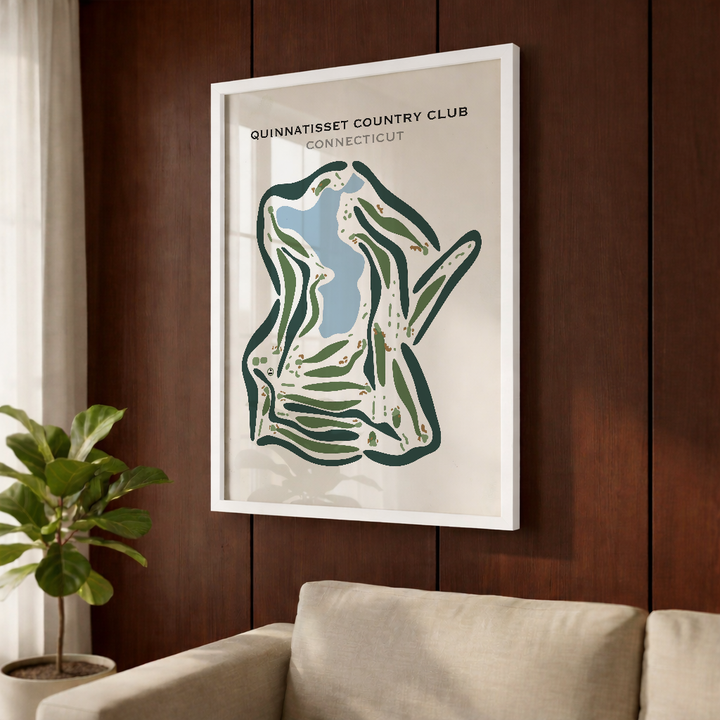 Quinnatisset Country Club, Connecticut - Printed Golf Courses