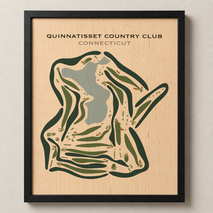 Quinnatisset Country Club, Connecticut - Printed Golf Courses