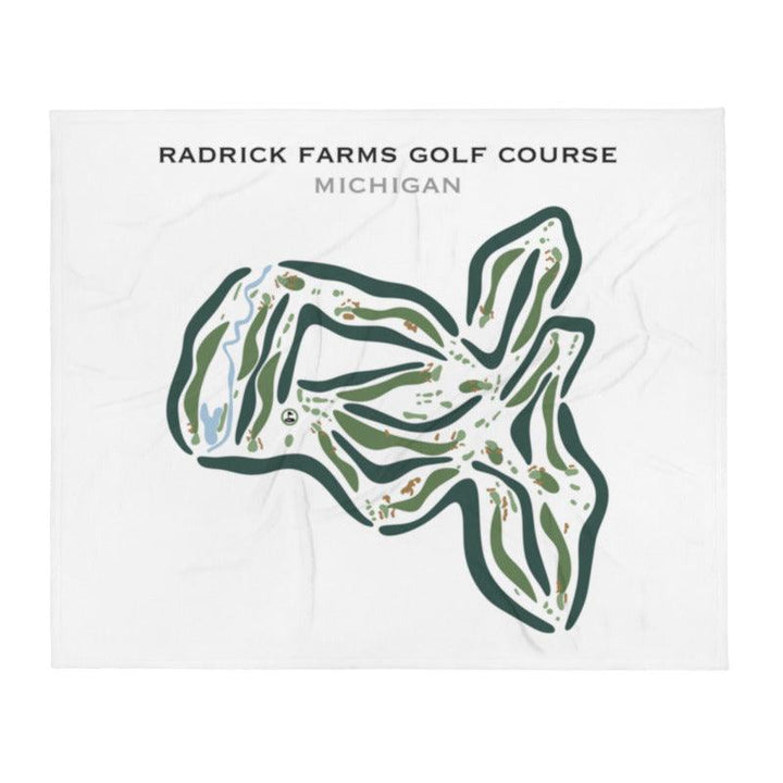 Radrick Farms Golf Course, Michigan - Printed Golf Courses - Golf Course Prints