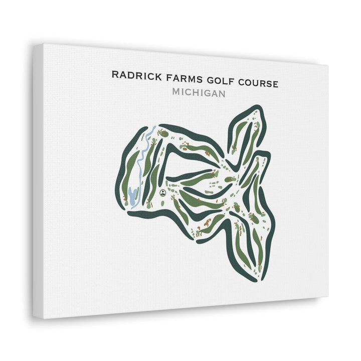 Radrick Farms Golf Course, Michigan - Printed Golf Courses - Golf Course Prints