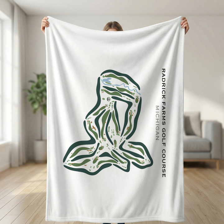 Radrick Farms Golf Course, Michigan - Printed Golf Courses