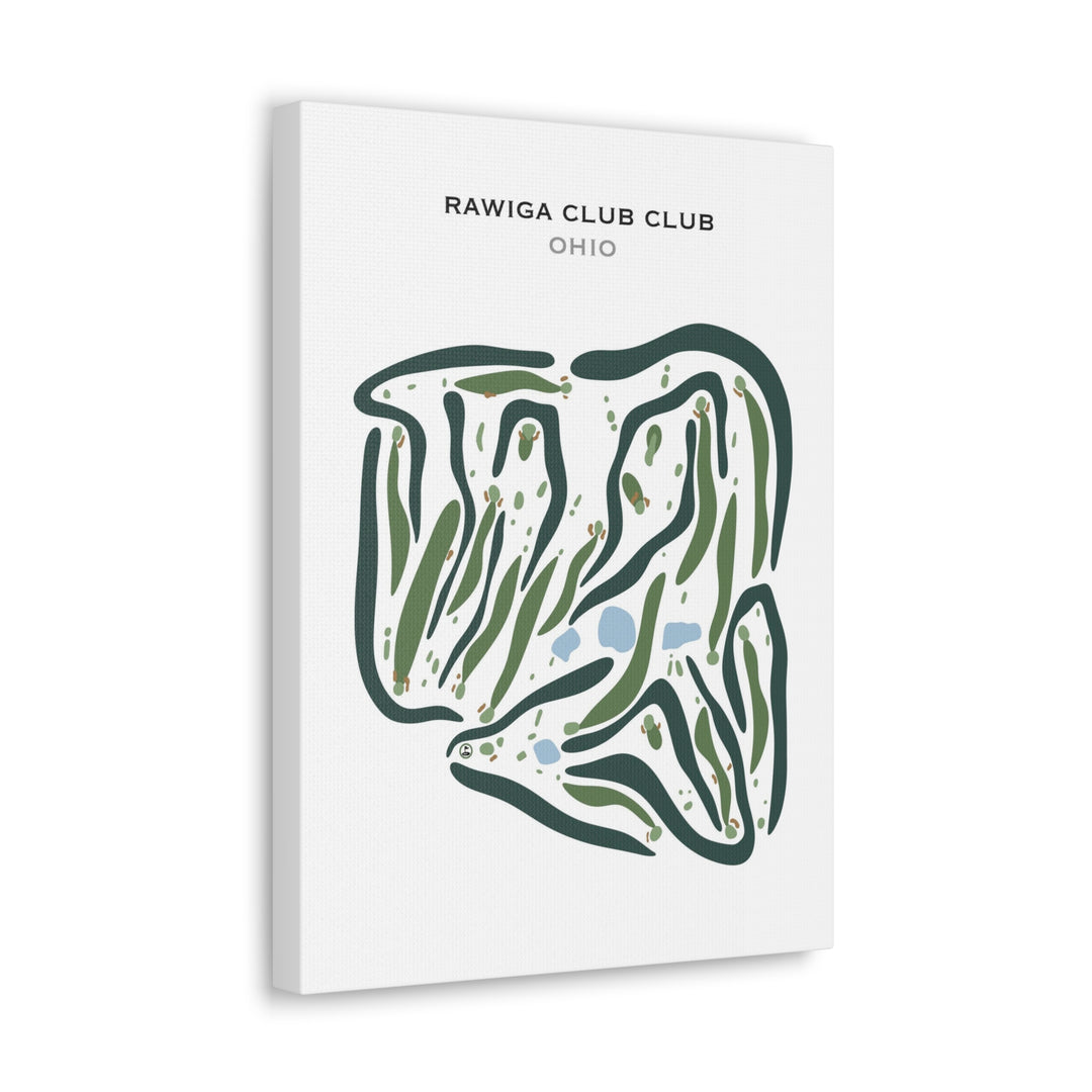 Rawiga Golf Club, Ohio - Printed Golf Courses