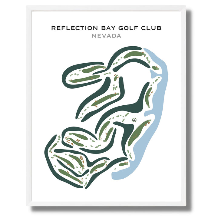 Reflection Bay Golf Club, Nevada - Printed Golf Courses