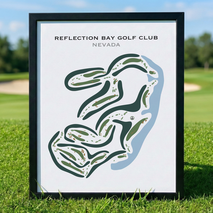 Reflection Bay Golf Club, Nevada - Printed Golf Courses