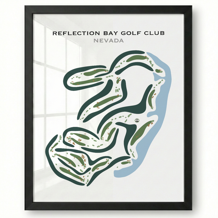 Reflection Bay Golf Club, Nevada - Printed Golf Courses