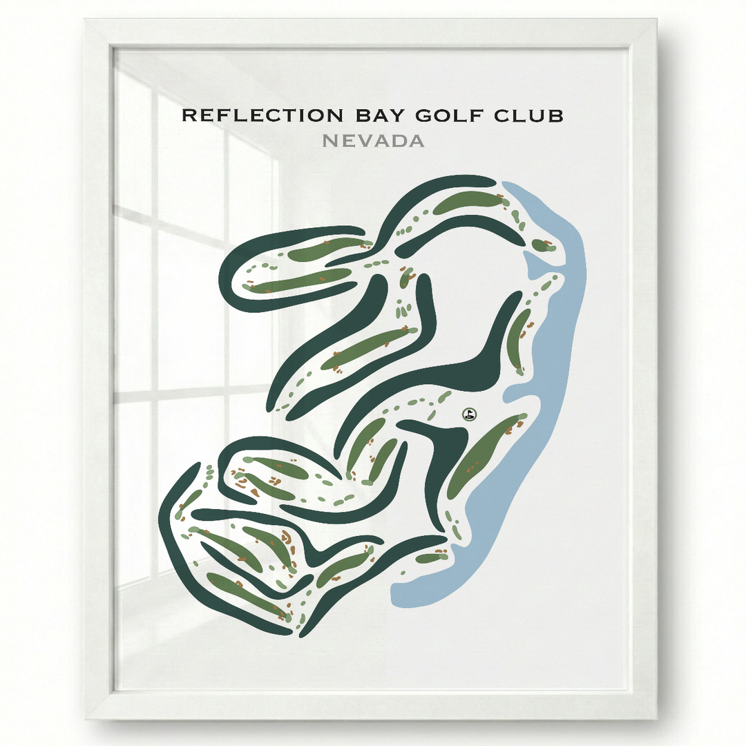 Reflection Bay Golf Club, Nevada - Printed Golf Courses