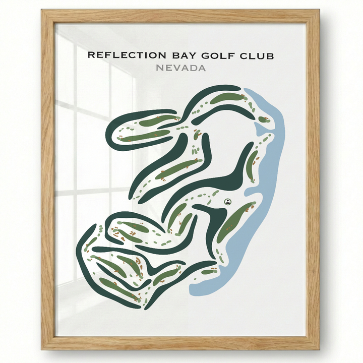 Reflection Bay Golf Club, Nevada - Printed Golf Courses