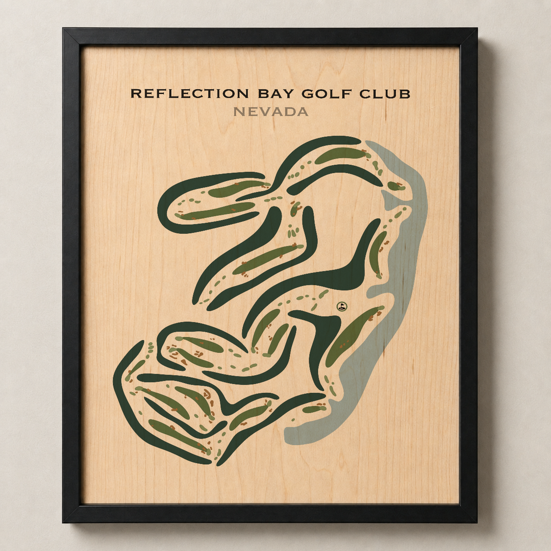 Reflection Bay Golf Club, Nevada - Printed Golf Courses