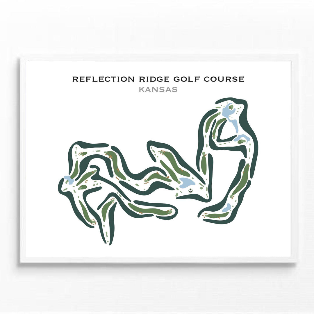 Reflection Ridge Golf Course, Kansas - Printed Golf Courses - Golf Course Prints