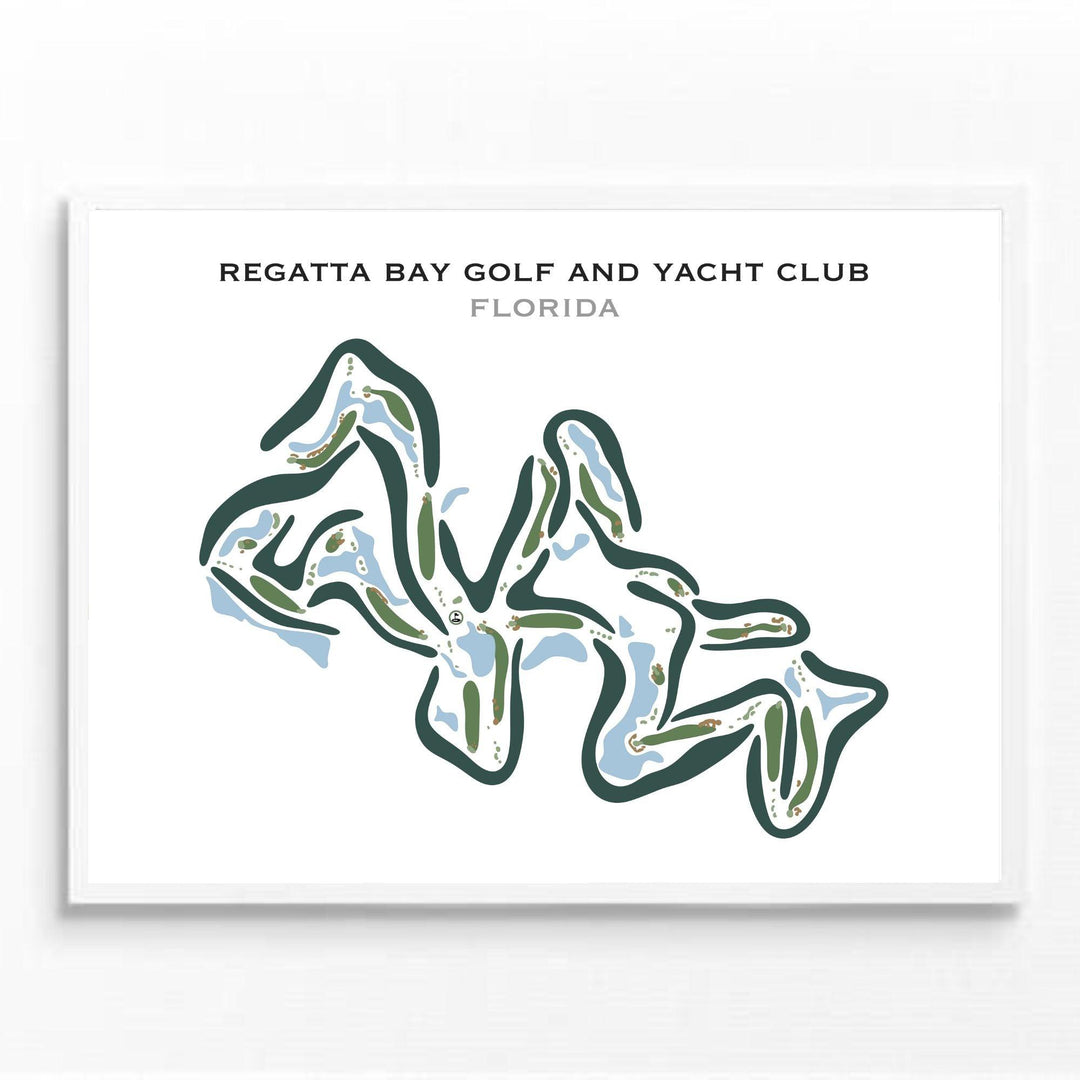 Regatta Bay Golf and Yacht Club, Florida - Printed Golf Courses - Golf Course Prints