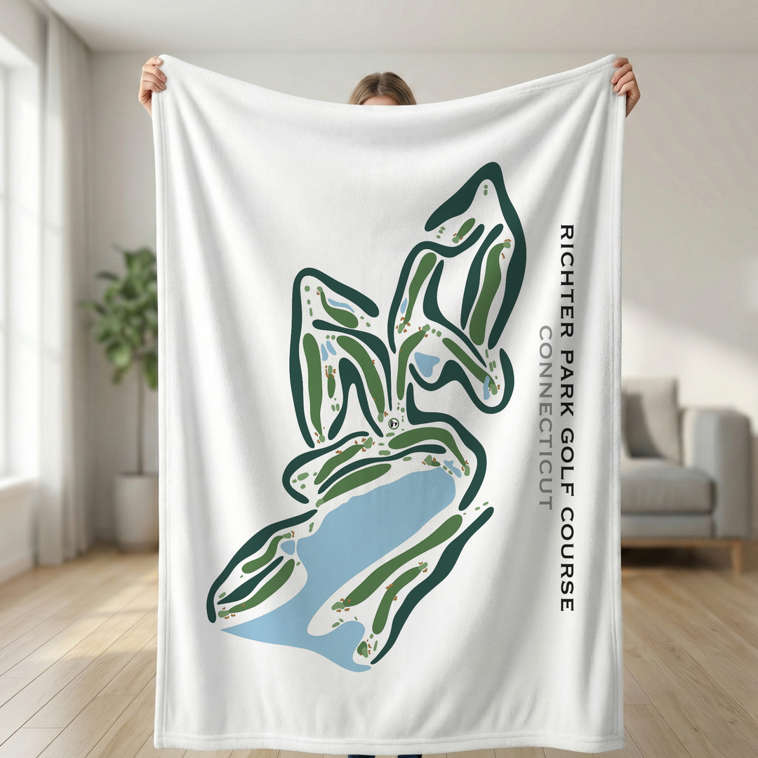 Richter Park Golf Course, Connecticut - Printed Golf Courses