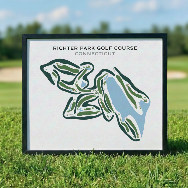 Richter Park Golf Course, Connecticut - Printed Golf Courses