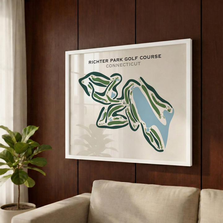 Richter Park Golf Course, Connecticut - Printed Golf Courses
