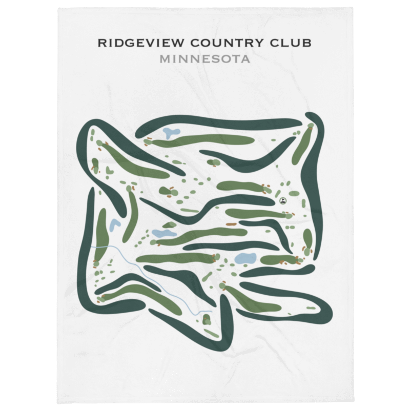 Ridgeview Country Club, Minnesota - Printed Golf Courses