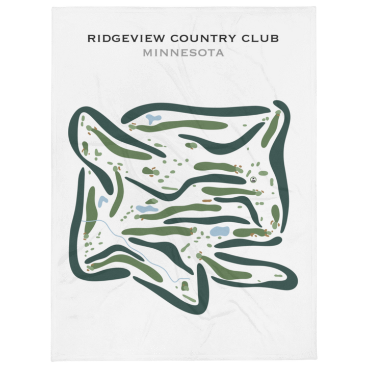 Ridgeview Country Club, Minnesota - Printed Golf Courses