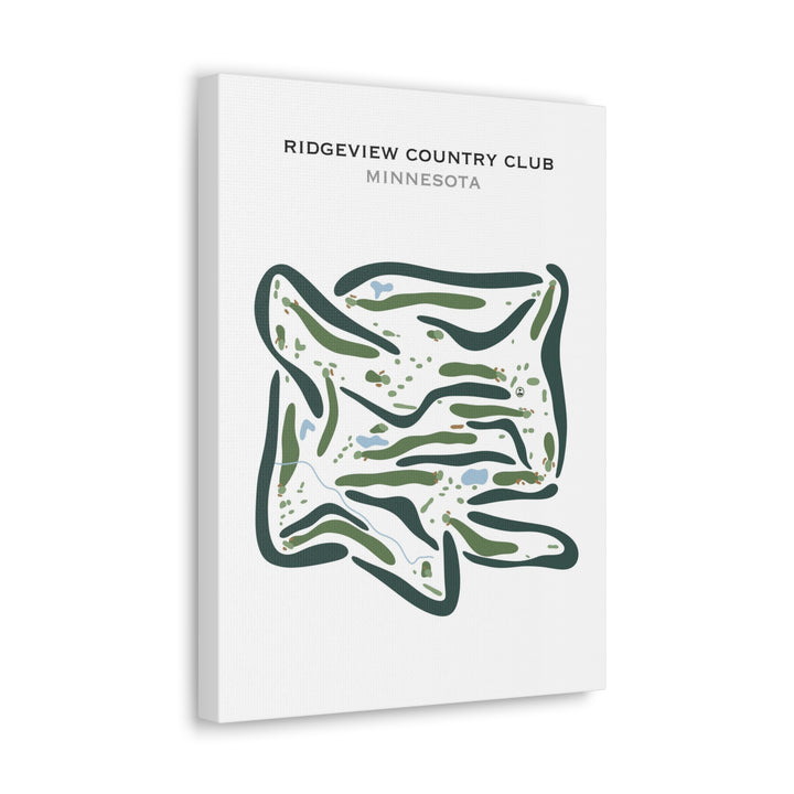 Ridgeview Country Club, Minnesota - Printed Golf Courses