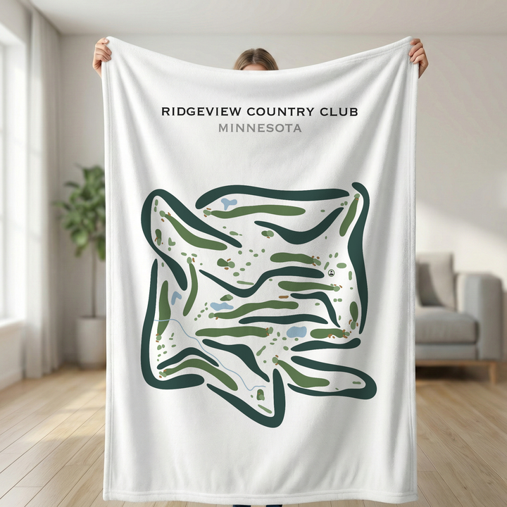 Ridgeview Country Club, Minnesota - Printed Golf Courses