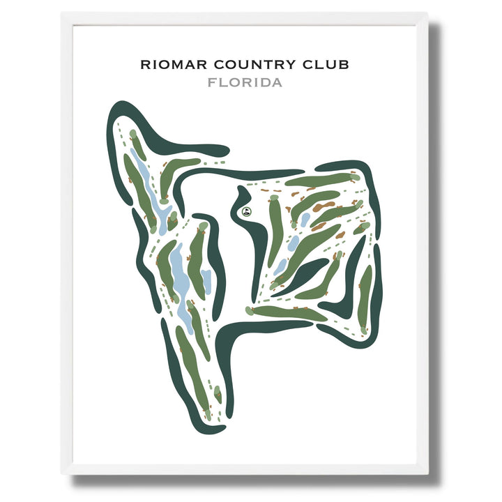 Riomar Country Club, Florida - Printed Golf Courses