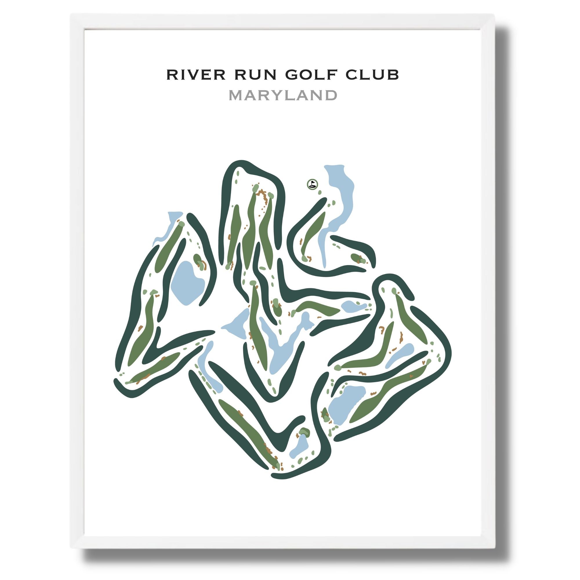 River Run Golf Club & Community, Maryland Printed Golf Courses online