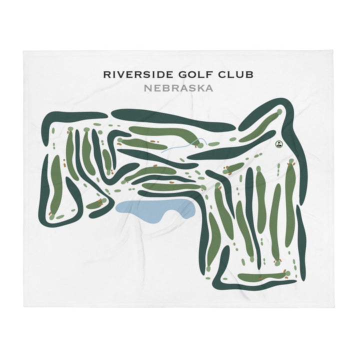 Riverside Golf Club, Nebraska - Printed Golf Courses