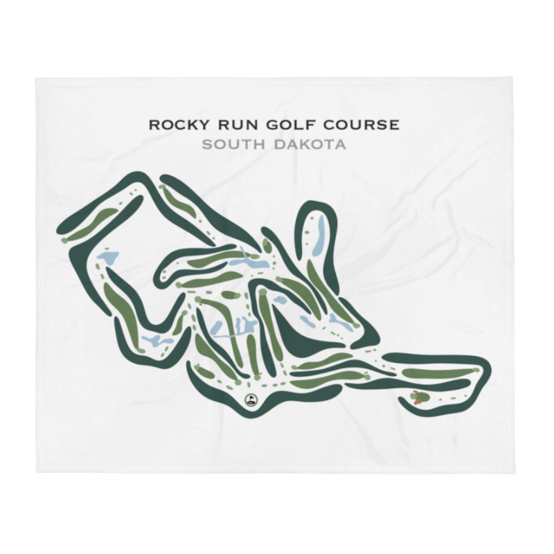 Rocky Run Golf Course, South Dakota - Printed Golf Courses