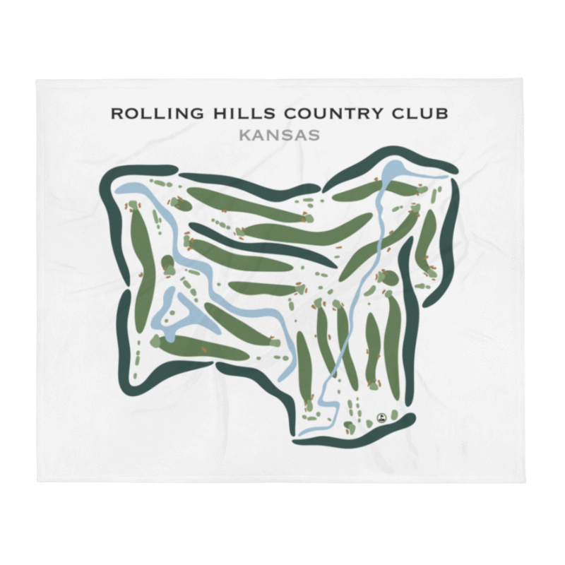 Rolling Hills Country Club, Kansas - Printed Golf Courses