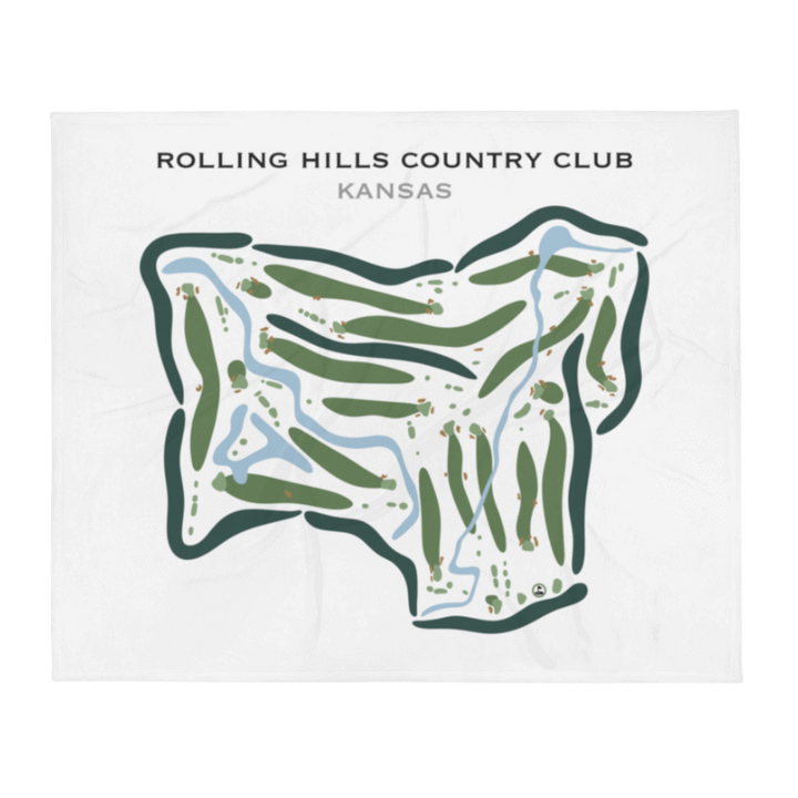 Rolling Hills Country Club, Kansas - Printed Golf Courses