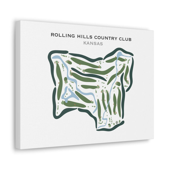 Rolling Hills Country Club, Kansas - Printed Golf Courses