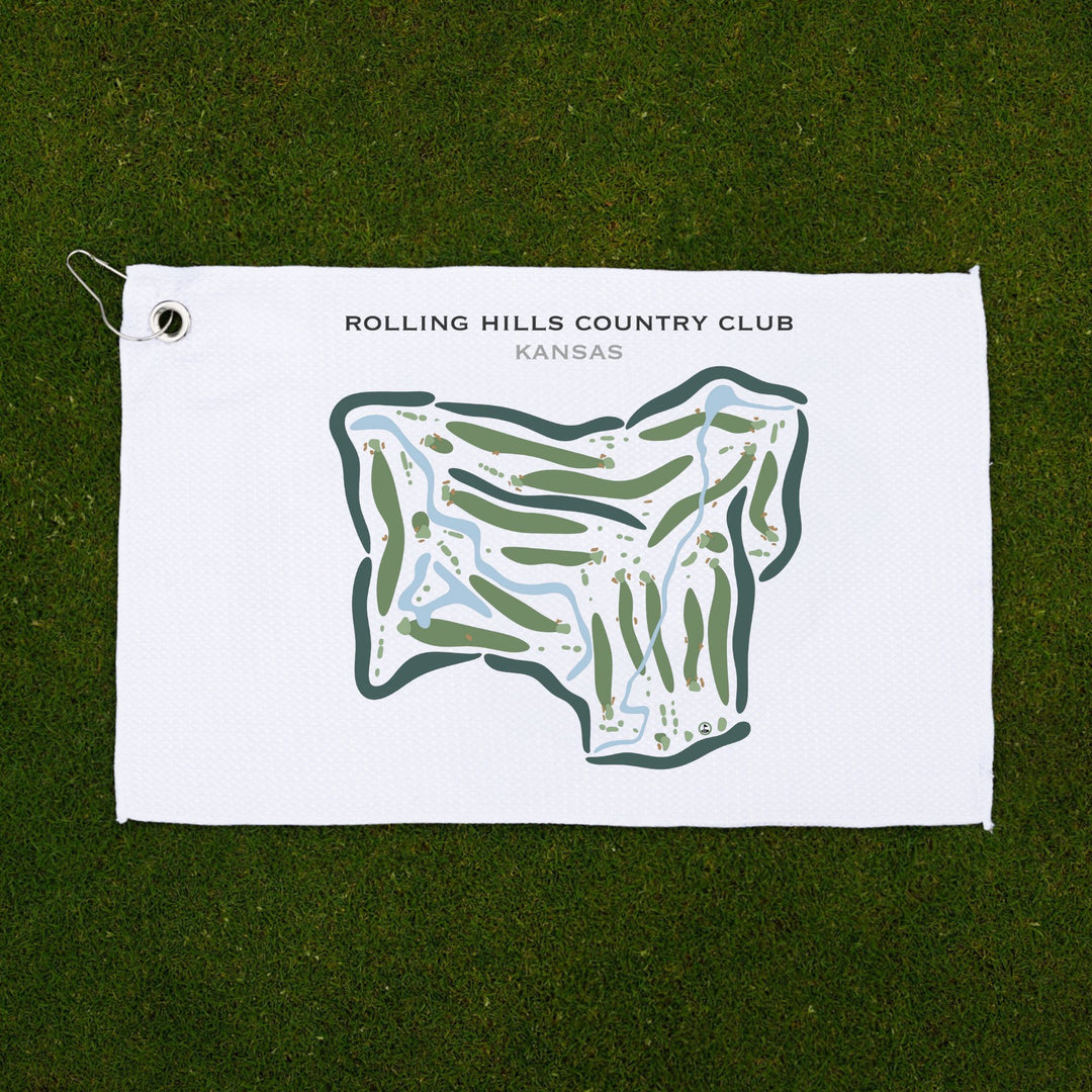 Rolling Hills Country Club, Kansas - Printed Golf Courses