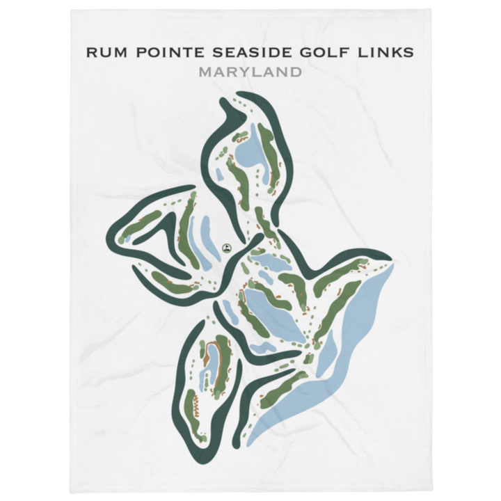 Rum Pointe Seaside Golf Links, Maryland - Printed Golf Courses
