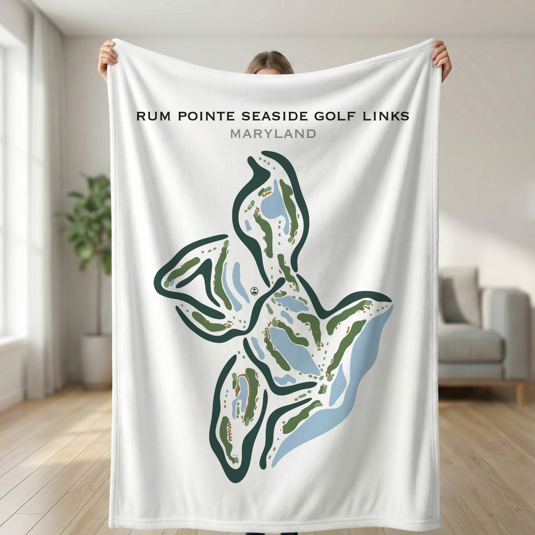 Rum Pointe Seaside Golf Links, Maryland - Printed Golf Courses