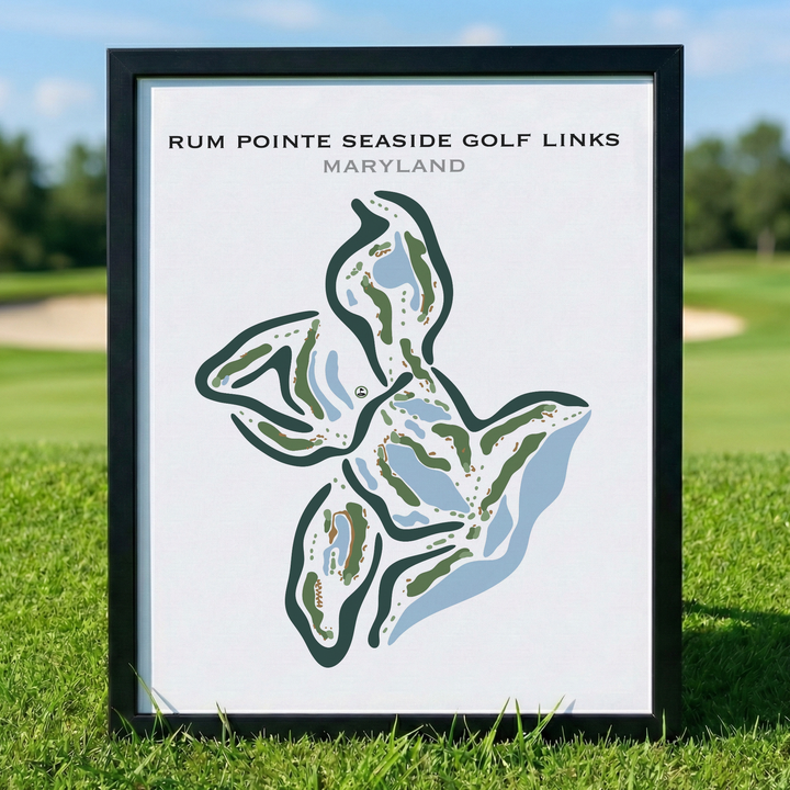 Rum Pointe Seaside Golf Links, Maryland - Printed Golf Courses