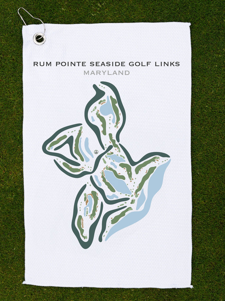 Rum Pointe Seaside Golf Links, Maryland - Printed Golf Courses