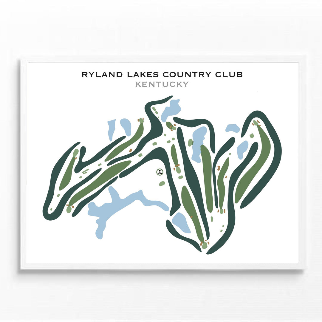 Ryland Lakes Country Club, Kentucky - Printed Golf Courses