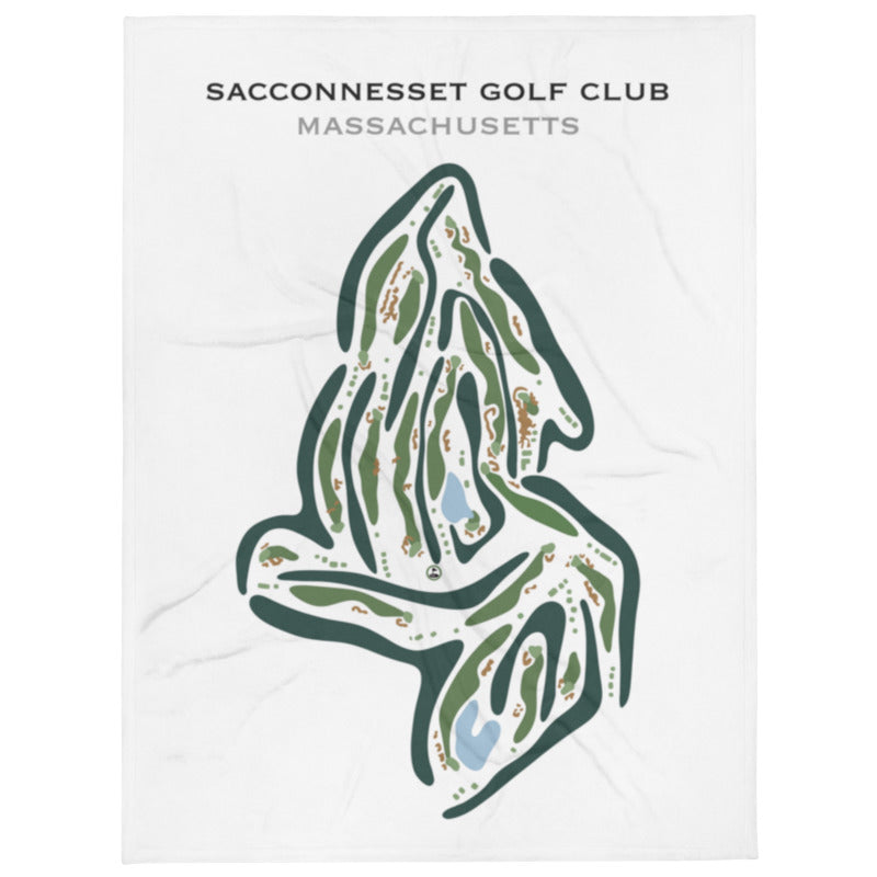 Sacconnesset Golf Club, Massachusetts - Printed Golf Courses