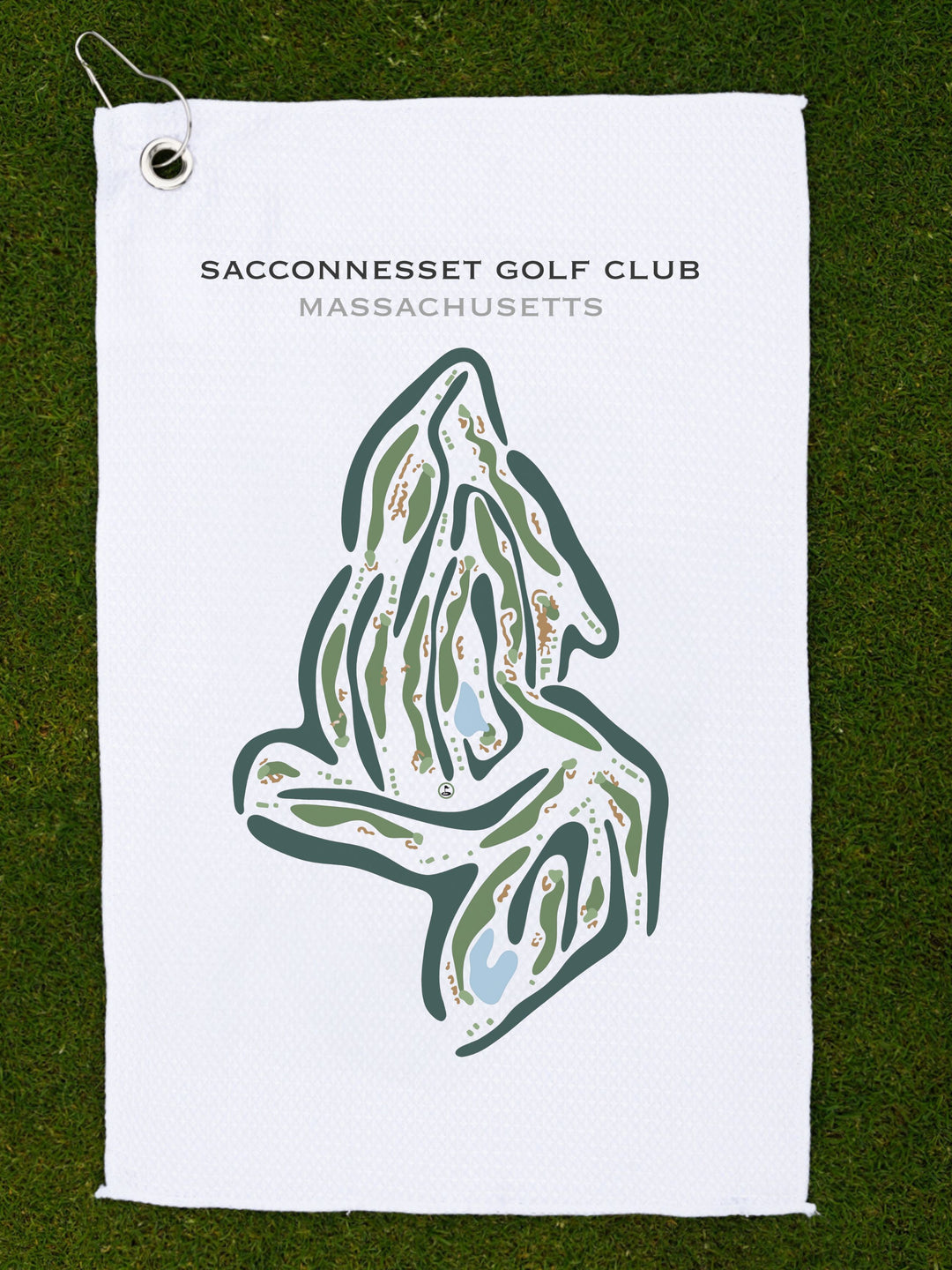 Sacconnesset Golf Club, Massachusetts - Printed Golf Courses