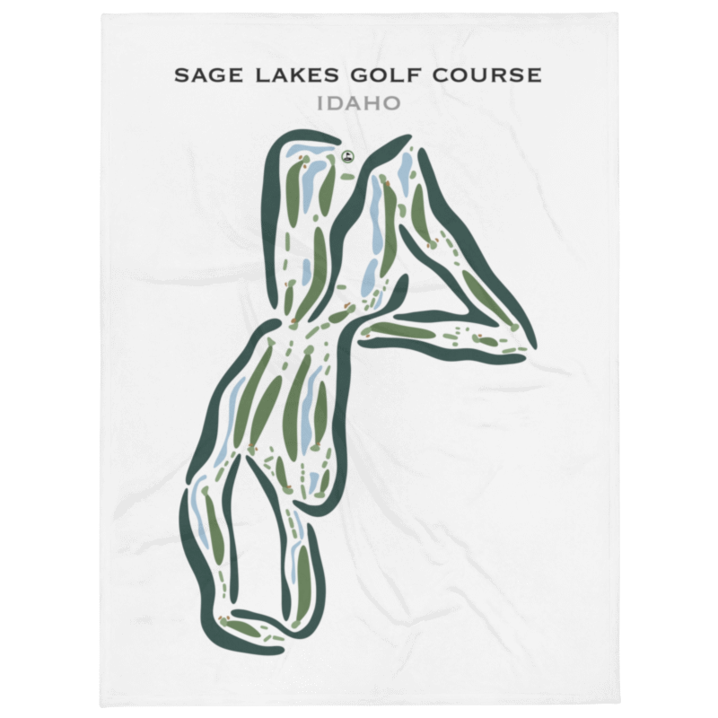 Sage Lakes Golf Course, Idaho - Printed Golf Courses