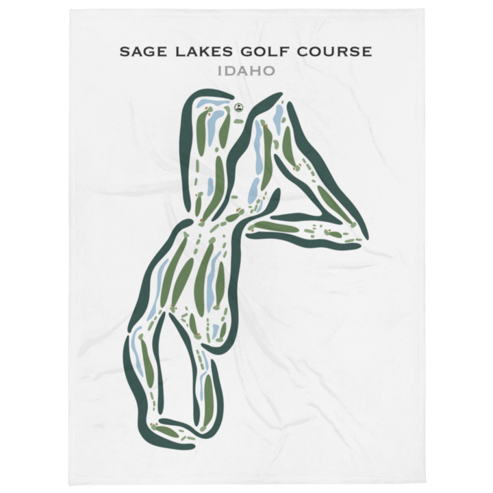 Sage Lakes Golf Course, Idaho - Printed Golf Courses