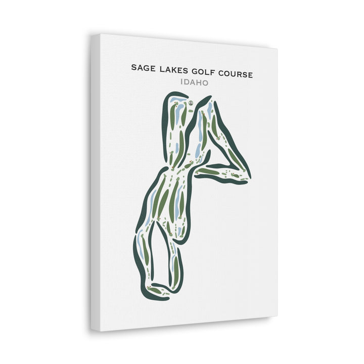 Sage Lakes Golf Course, Idaho - Printed Golf Courses