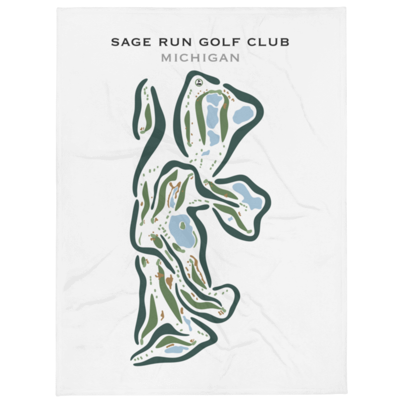 Sage Run Golf Club, Michigan - Printed Golf Courses