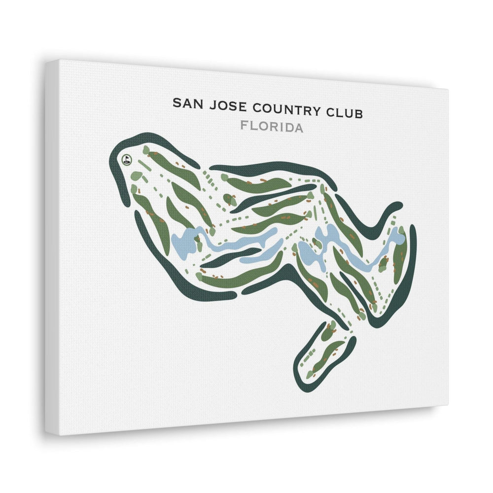 San Jose Country Club, Florida - Printed Golf Courses - Golf Course Prints