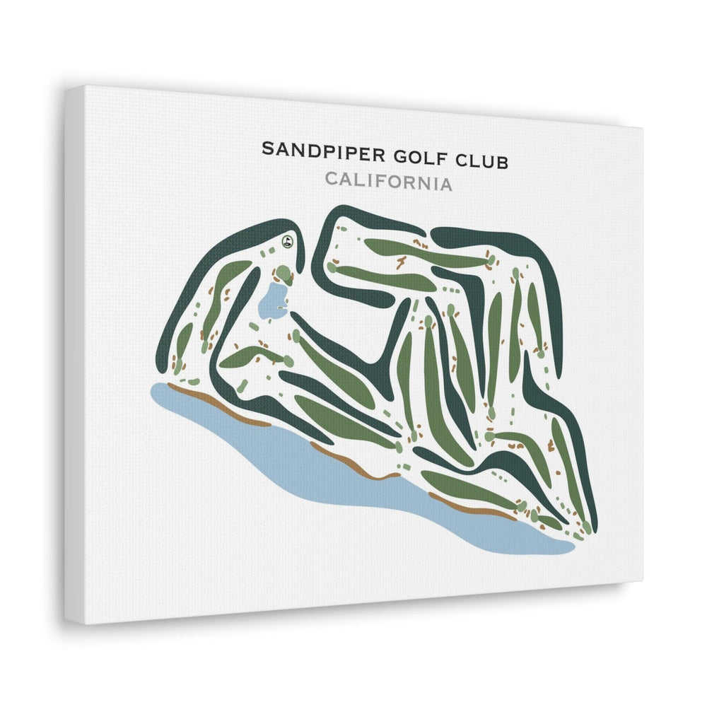 Sandpiper Golf Club, California - Printed Golf Courses - Golf Course Prints