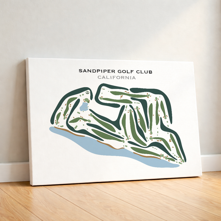 Sandpiper Golf Club, California - Printed Golf Courses