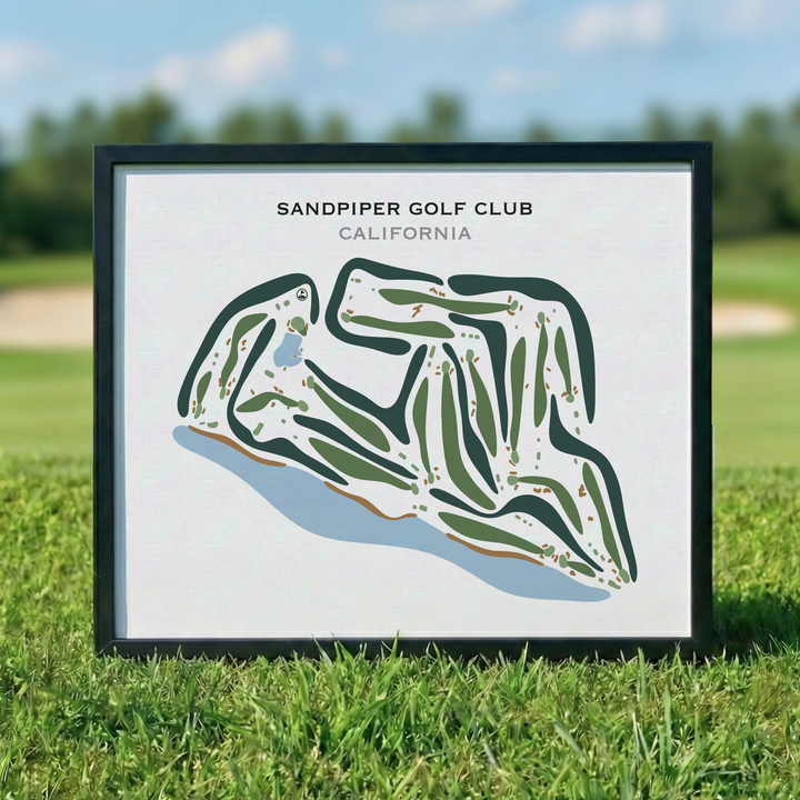Sandpiper Golf Club, California - Printed Golf Courses