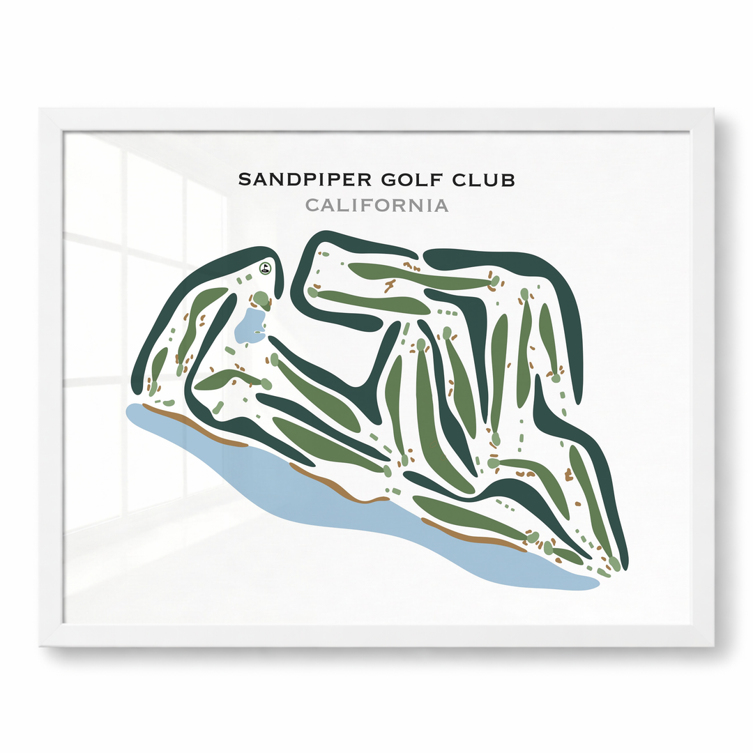 Sandpiper Golf Club, California - Printed Golf Courses