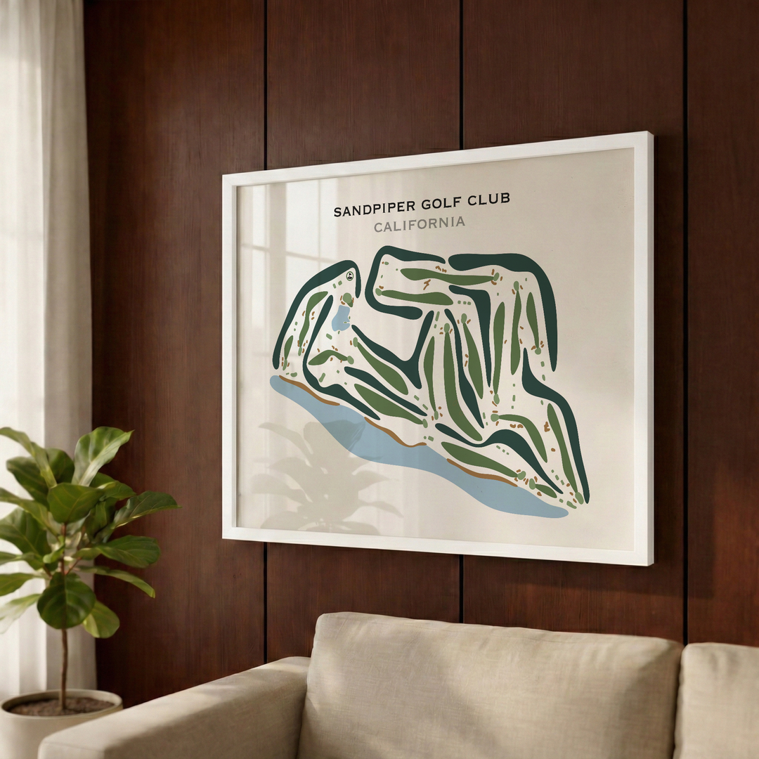 Sandpiper Golf Club, California - Printed Golf Courses