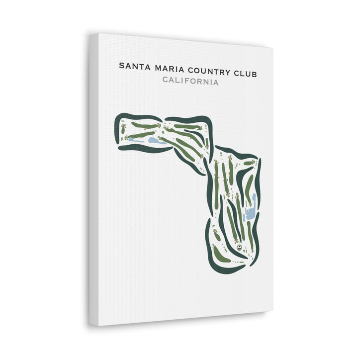Santa Maria Country Club, California - Printed Golf Courses