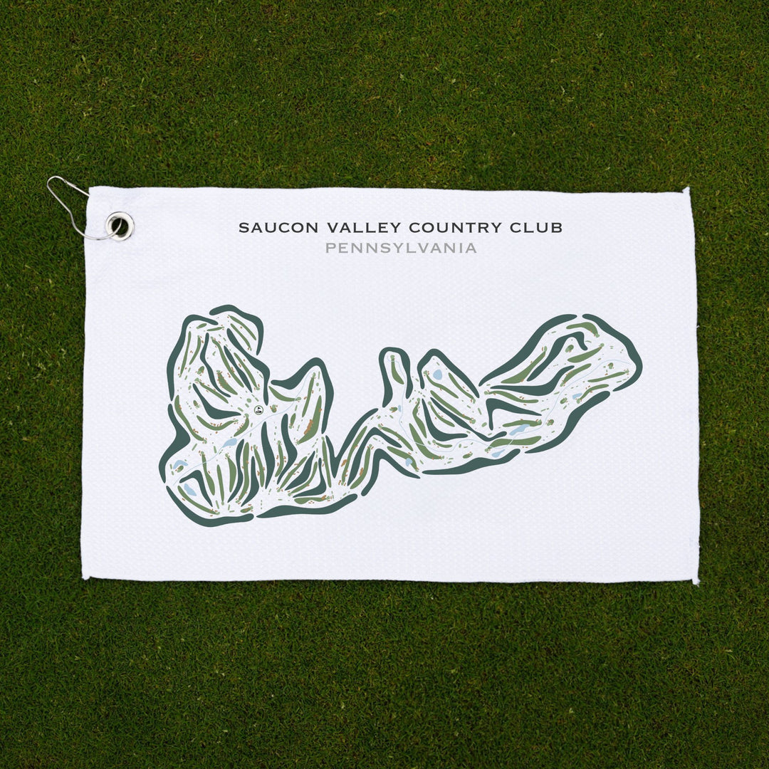 Saucon Valley Country Club, Pennsylvania - Printed Golf Courses