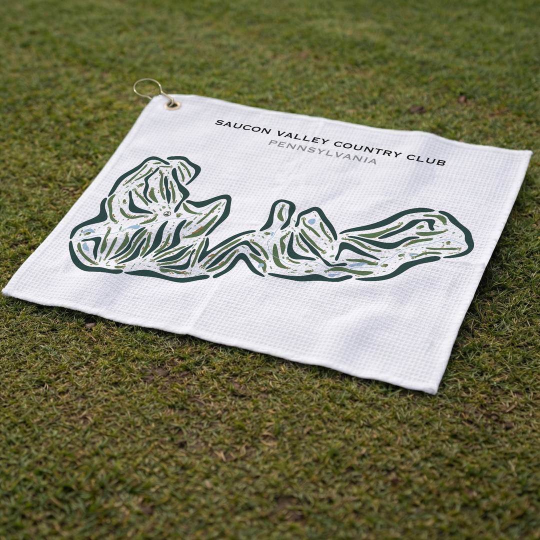 Saucon Valley Country Club, Pennsylvania - Printed Golf Courses